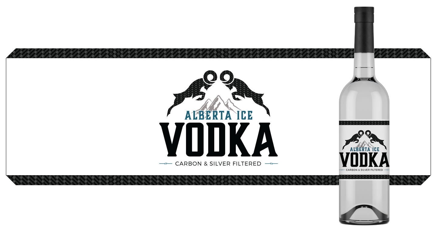 Alberta Ice Vodka Label Design